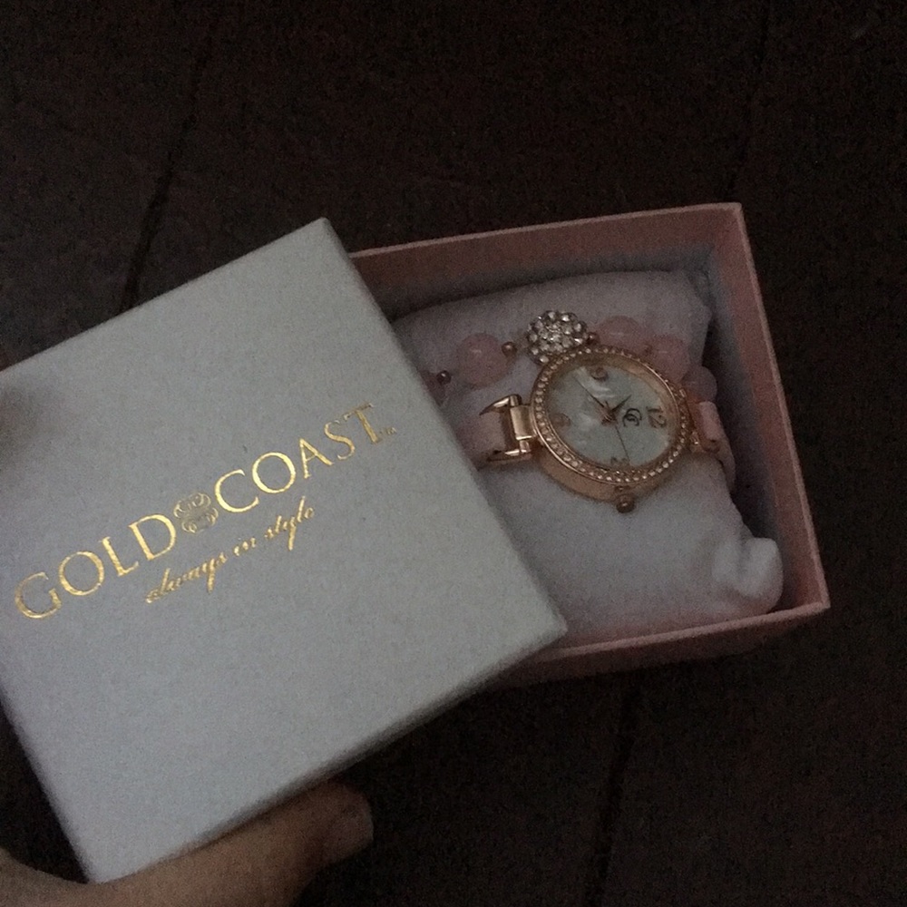❤️Pink watch and bracelet set❤️